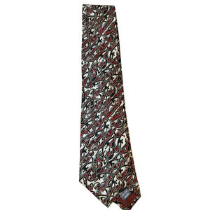 Polifroni Milano Silk Abstract Print Tie